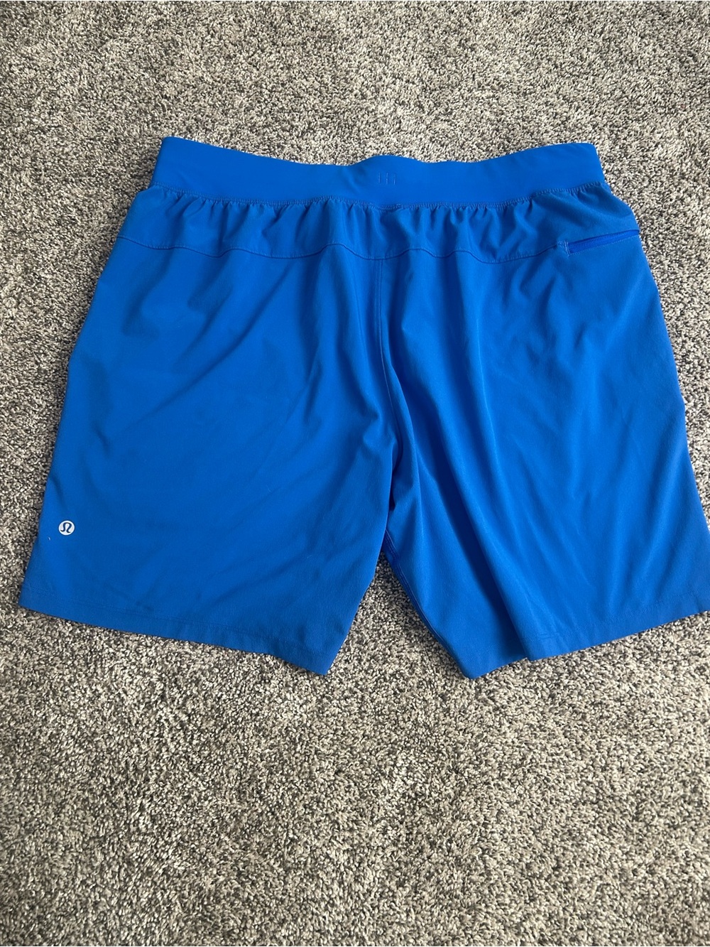 Lululemon Mens T.HE. Shorts Size XL Athletic Linerless Royal Blue